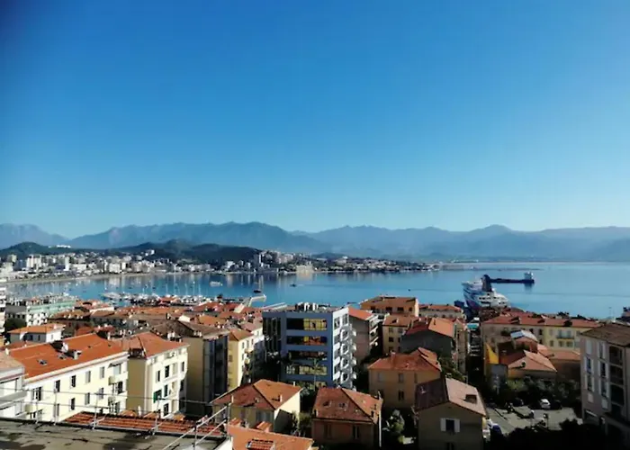 Apartment Centre Avec Vue Magnifique Sur Le Golfe D'ajaccio; Parking Prive. *