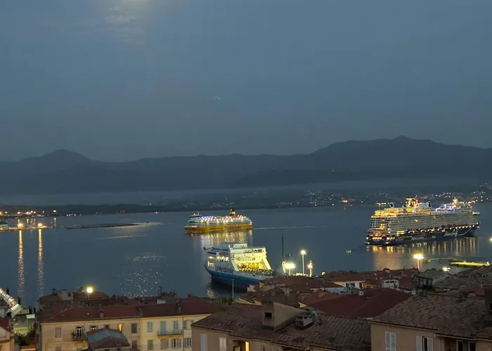 Centre Avec Vue Magnifique Sur Le Golfe D'ajaccio; Parking Prive.